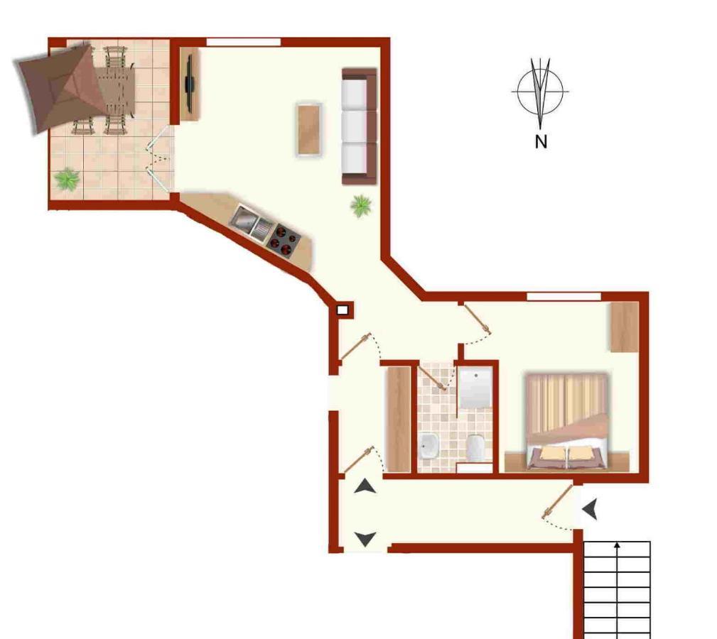 Apartment Novak Vir Exterior foto