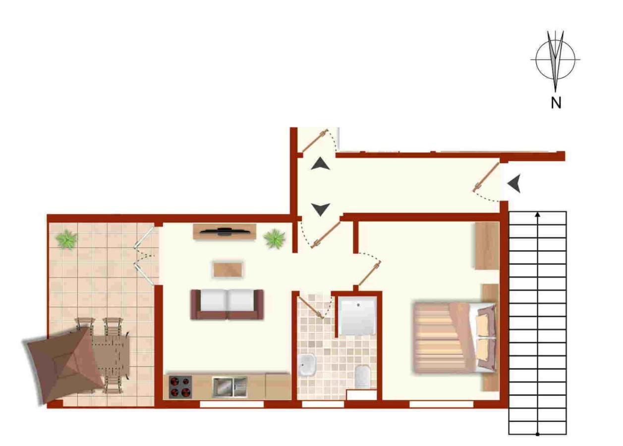 Apartment Novak Vir Exterior foto